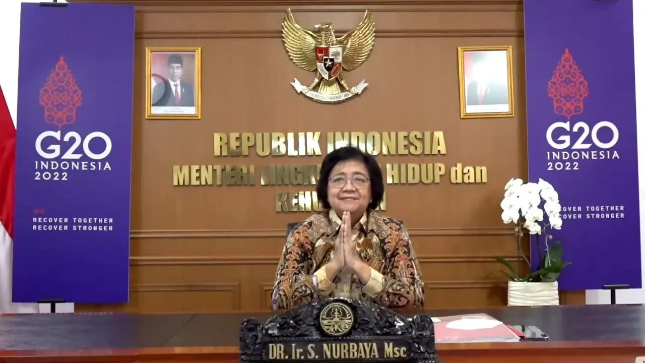 Menteri Lingkungan Hidup dan Kehutanan Indonesia, Siti Nurbaya, memaparkan raihan RI terkait isu Ekonomi Hijau dan Pembangunan Rendah Emisi Emisi Karbon (KBRI Nairobi)