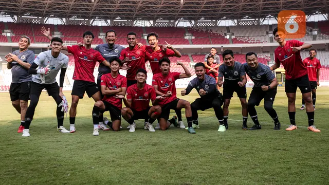 Foto: Latihan Riang Timnas Indonesia U-17 Jelang Piala Dunia U-17 2023 di Stadion Utama Gelora Bung Karno