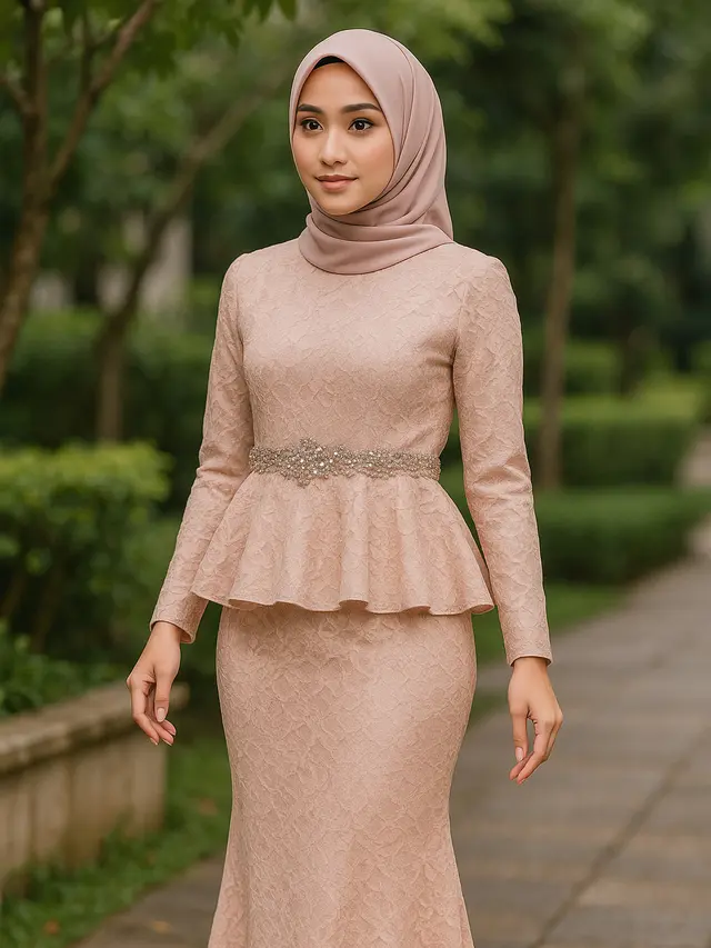 7 Model Gamis Payet Pinggang, Elegan dan Menawan untuk Acara Spesial