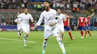 Real Madrid Unggul 1-0 atas Atletico pada Babak Pertama
