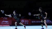 Ganda campuran Indonesia, Tontowi Ahmad/Liliyana Natsir, gagal melangkah ke semifinal Fuzhou China Terbuka 2018, Jumat (9/11/2018). (PBSI)
