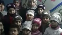 Bocah-bocah Suriah dalam rekaman video. (MedicalSAMS)