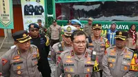Kapolda Banten, Irjen Pol Abdul Karim, Meninjau Posko Mudik Polres Serang. (Kamis, 04/04/2024).