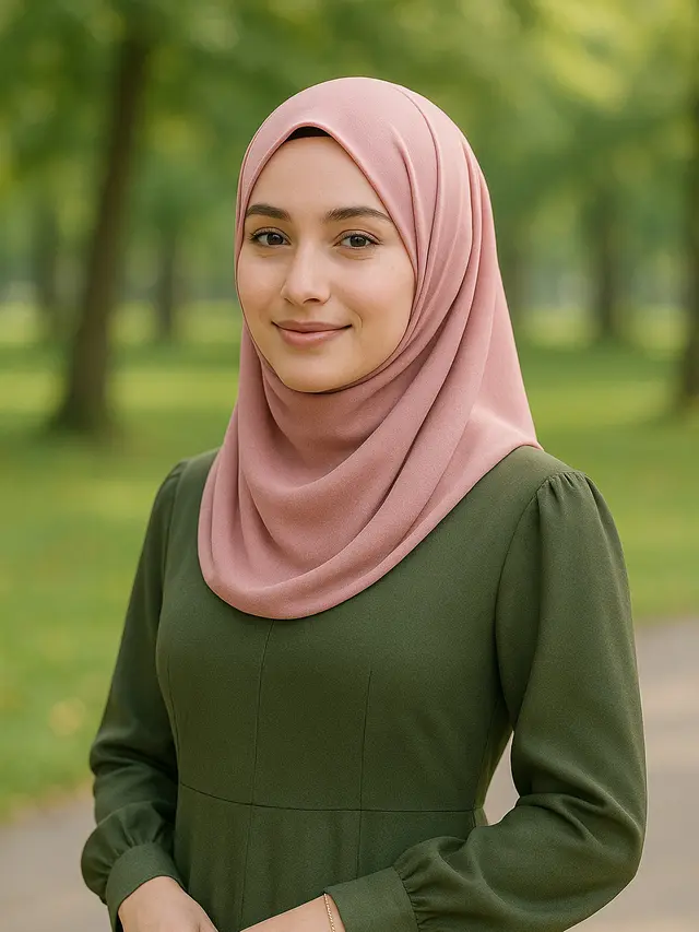 Warna Jilbab untuk Gamis Army