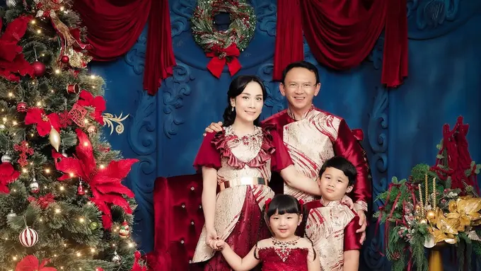 Inspirasi Busana Nuansa Merah dari Keluarga Ahok untuk Tahun Baru Imlek 2025