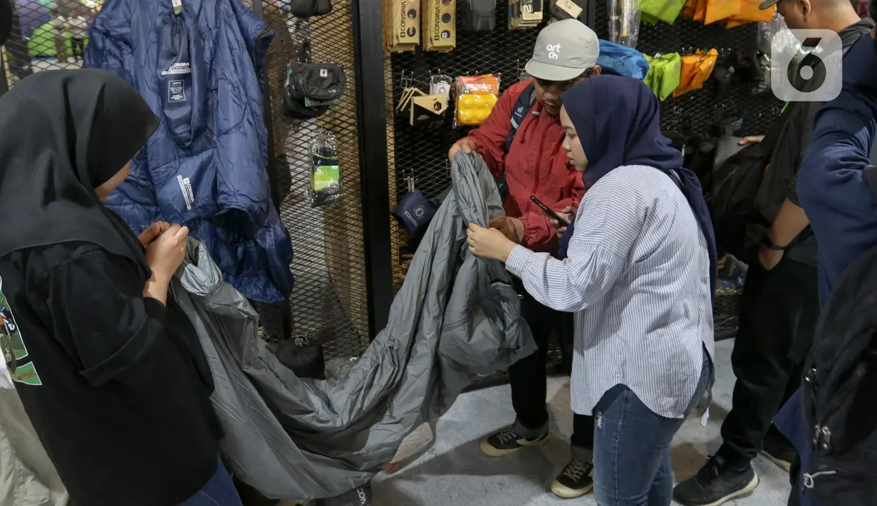 Indofest 2024 tidak hanya menghadirkan pameran produk seputar aktivitas luar ruangan dan juga berkemah. (Liputan6.com/Herman Zakharia)