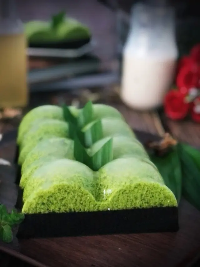 Puding Lumut Pandan