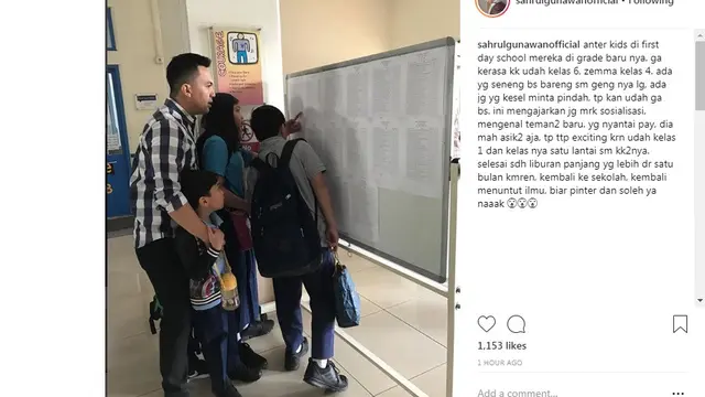 Sahrul Gunawan (Foto: Instagram)