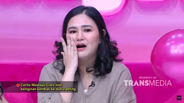 Masayu Clara kangen masa gadis. (credit:youtube.com/@TRANSTVofficial)