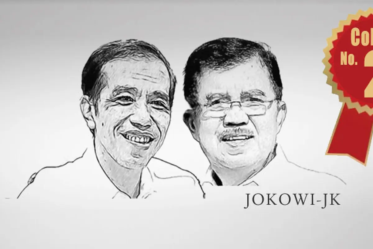 Ilustrasi Jokowi-JK No. urut 2