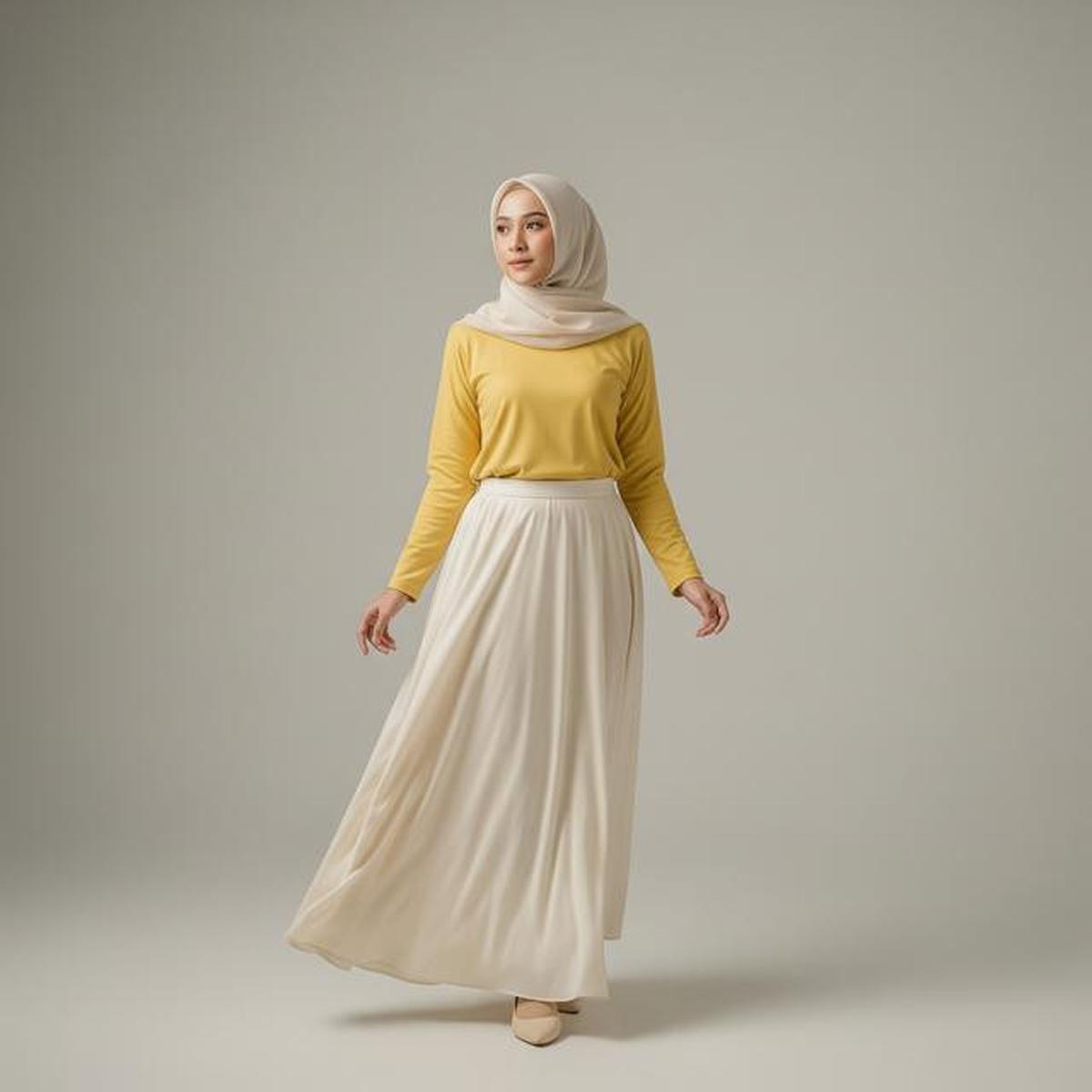 Baju Lemon Cocok dengan Jilbab Warna Apa? Cek 7 Padu Padan Ini untuk Tampil Pede