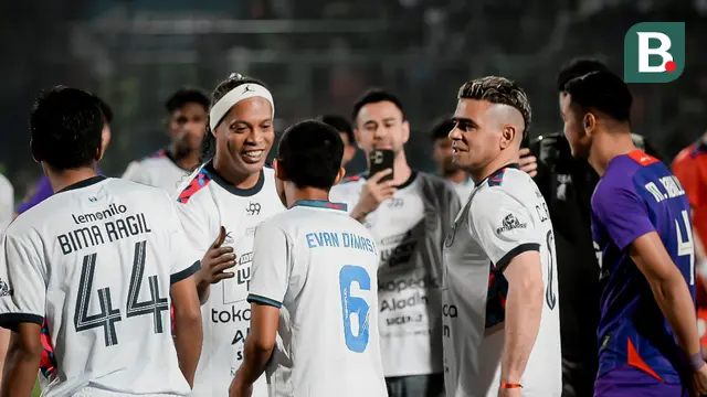 Ronaldinho di Trofeo Meet the Star.