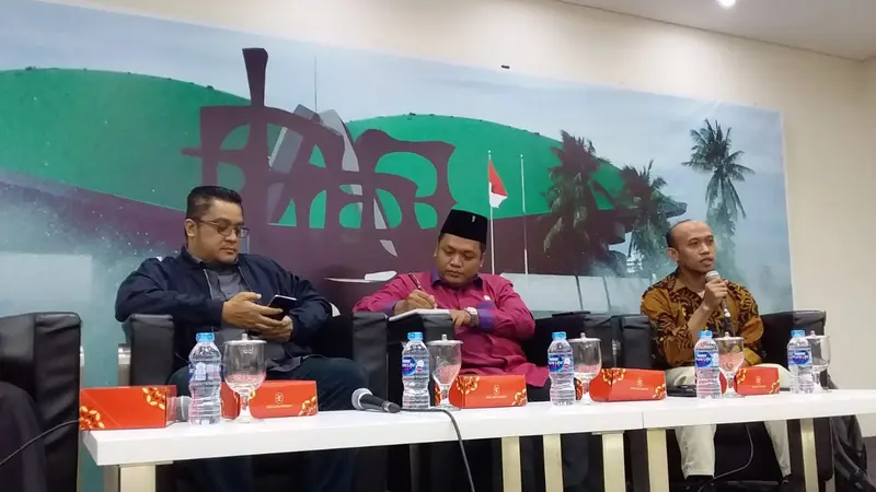 Diskusi Empat Pilar MPR dengan Tema 'Paham Kebangsaan untuk Mencegah Terorisme' di Media Center Komplek Parlemen