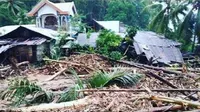 BNPB menyatakan atas musibah banjir dan longsor di Sangihe bahwa 4 orang tertimbun dan 40 rumah rusak. (Via: instagram.com/jesllynapoleon)