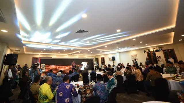 Suasana Pembukaan Rakernas Evaluasi Penyelenggaraan Ibadah Haji 1440H/2019M, Selasa (08/10). (Foto: Fikri NR)