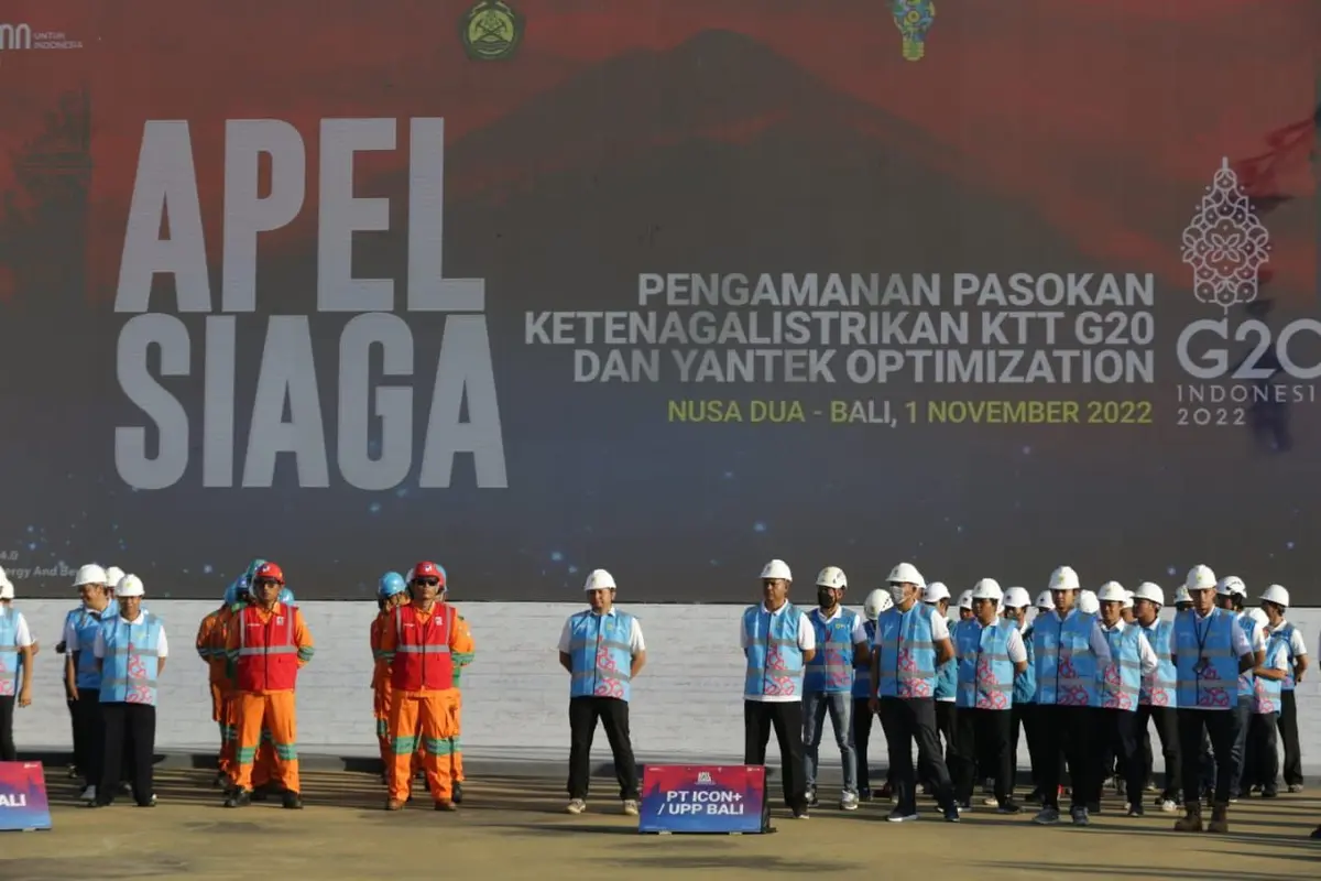 Apel akbar posko siaga kelistrikan KTT G20 oleh PLN