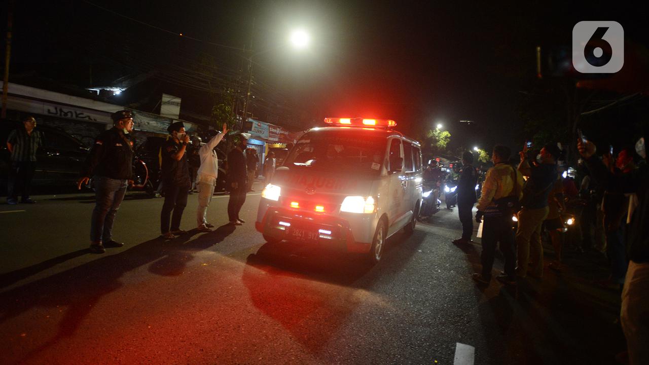 Jenazah Laskar FPI Dibawa ke Rumah Duka di Petamburan