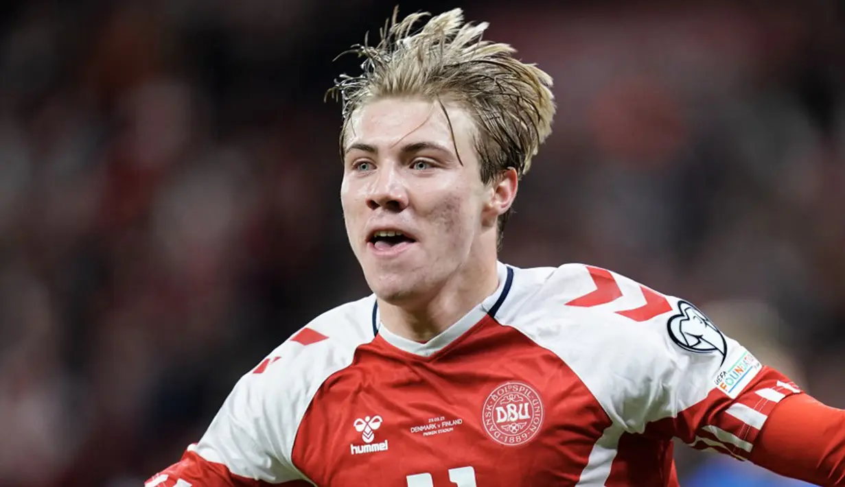 Sementara untuk Finlandia, gol tunggal diciptakan oleh Oliver Antman pada menit ke-53. (Liselotte Sabroe/Ritzau Scanpix/AFP)