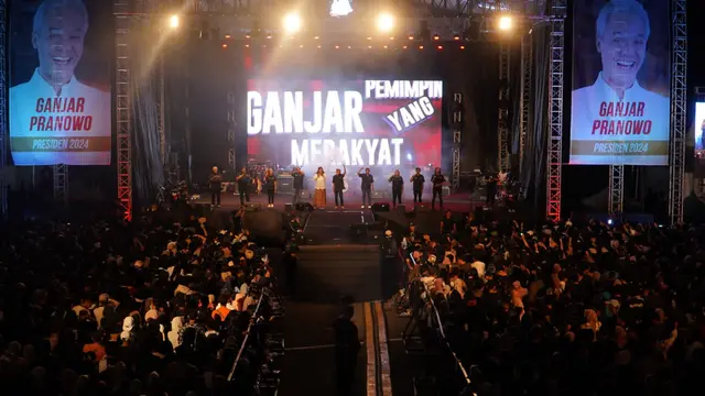 Ganjar Pranowo Festival #6 di Lapangan Parkir Mandala Krida, Yogyakarta, Sabtu (7/1/2022) (Istimewa)