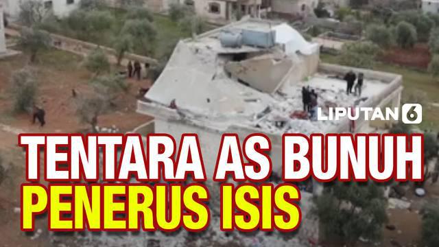 Pasukan pimpinan Amerika Serikat menyerang sebuah bangunan di Suriah yang diduga diisi oleh penerus pimpinan ISIS. 13 orang tewas termasuk anak-anak dan perempuan.