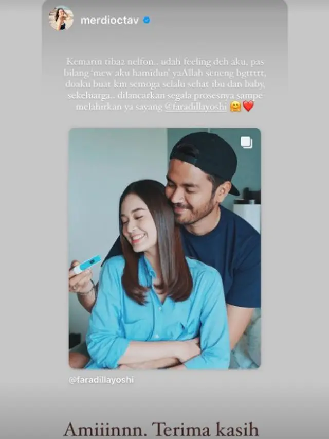 6 Momen Faradilla Yoshi Umumkan Hamil Anak Pertama, Ramai Ucapan Selamat