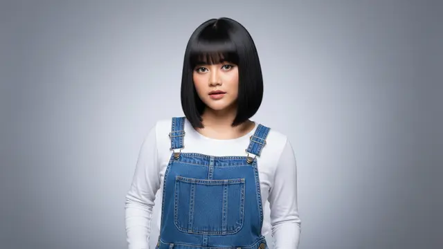 Blunt Bob Sebahu untuk Efek Rambut Lebih Penuh