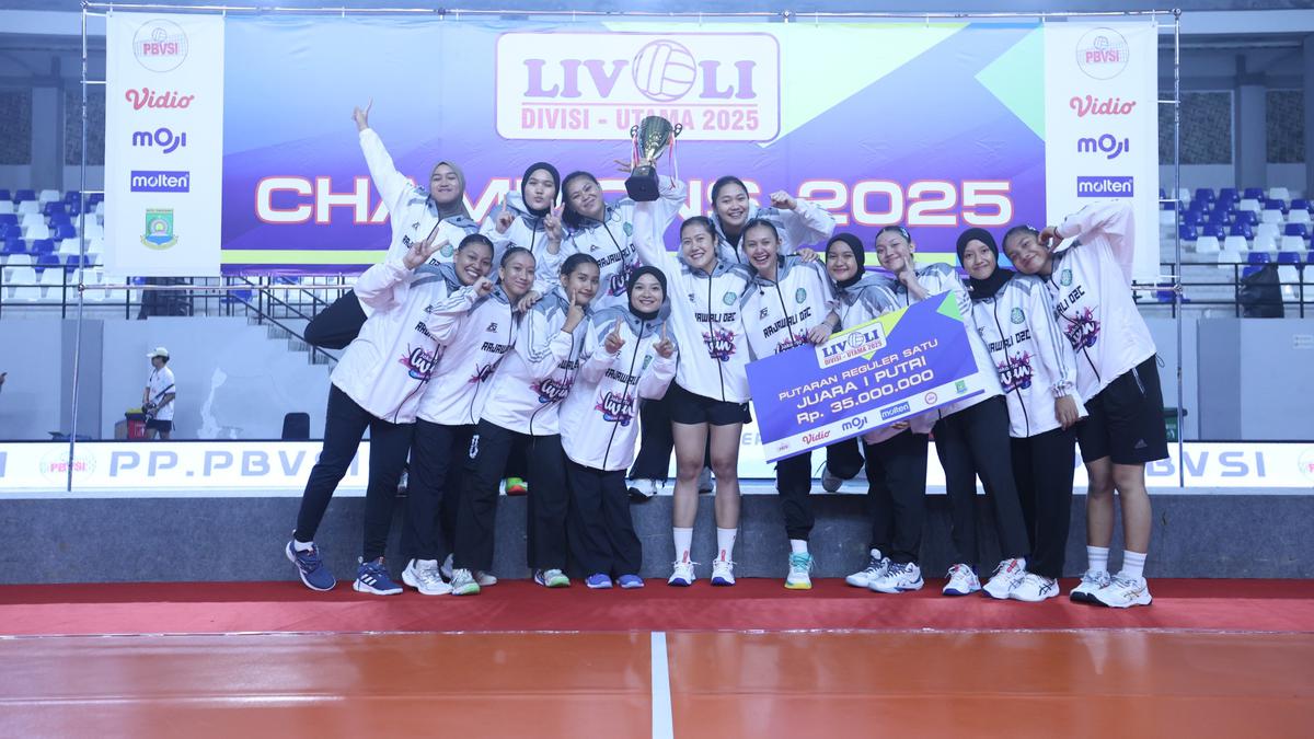 Hasil Livoli Divisi Utama 2025: Rajawali O2C Juara Putaran Reguler Pertama