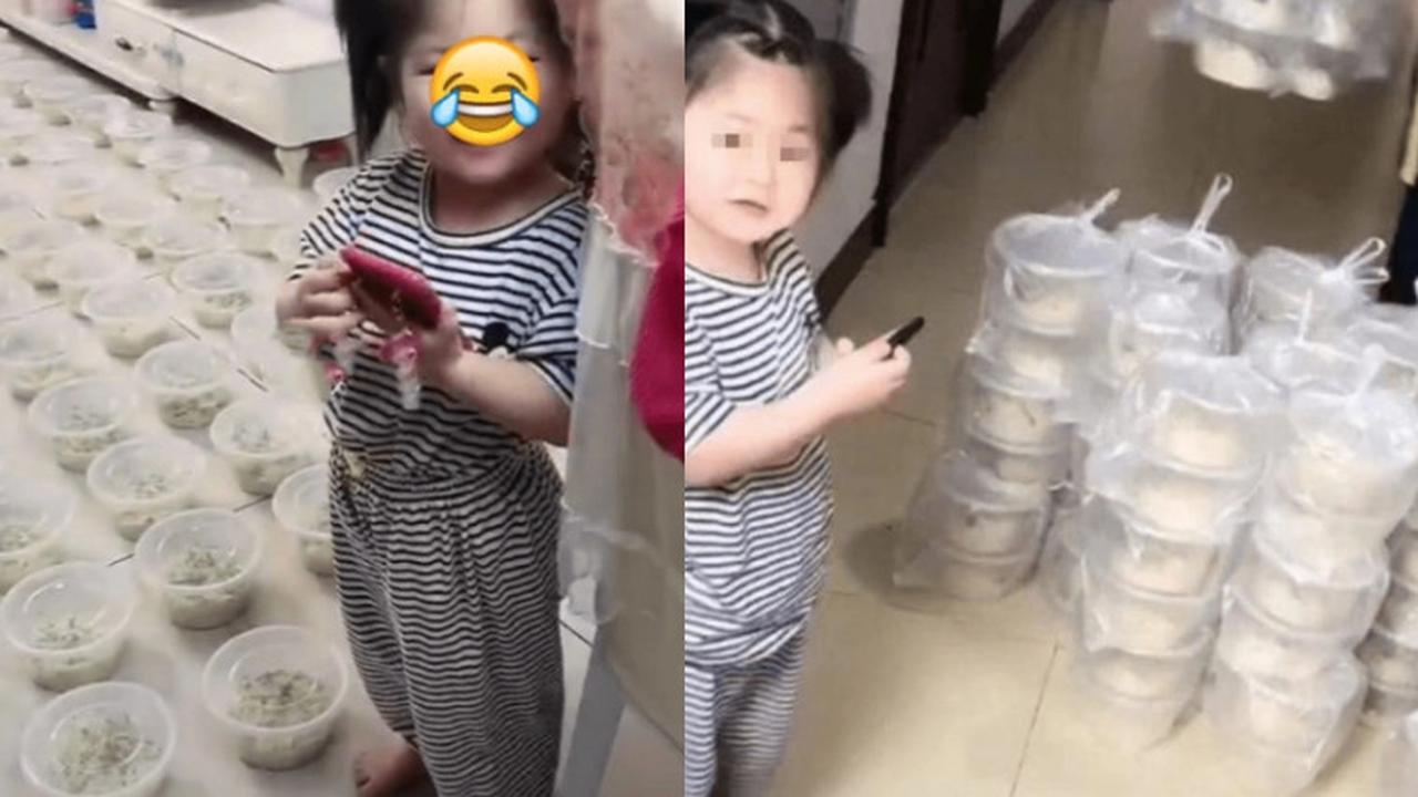 Dibiarkan Main Ponsel, Bocah Ini Tak Sengaja Pesan 100 Mangkuk Mi