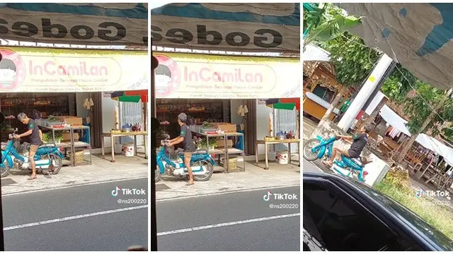 Disebut Atok Dalang 'Upin Ipin' Versi Nyata, Momen Kakek Bonceng Ayam Ini Viral