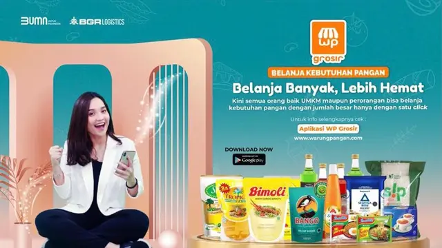 BGR Logistics kini memiliki aplikasi WP Grosir yang bertujuan untuk UMKM dan masyarakat luas