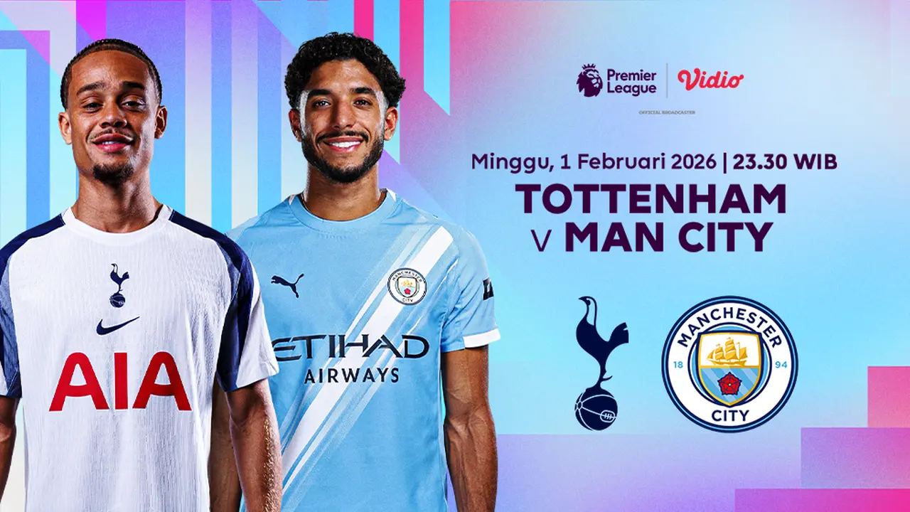 Saksikan Tottenham vs Man City eksklusif di Vidio. (dok. vidio.com)