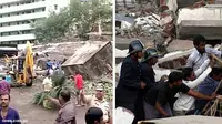 Gedung 5 Lantai di India Ambruk, Puluhan Orang Terjebak