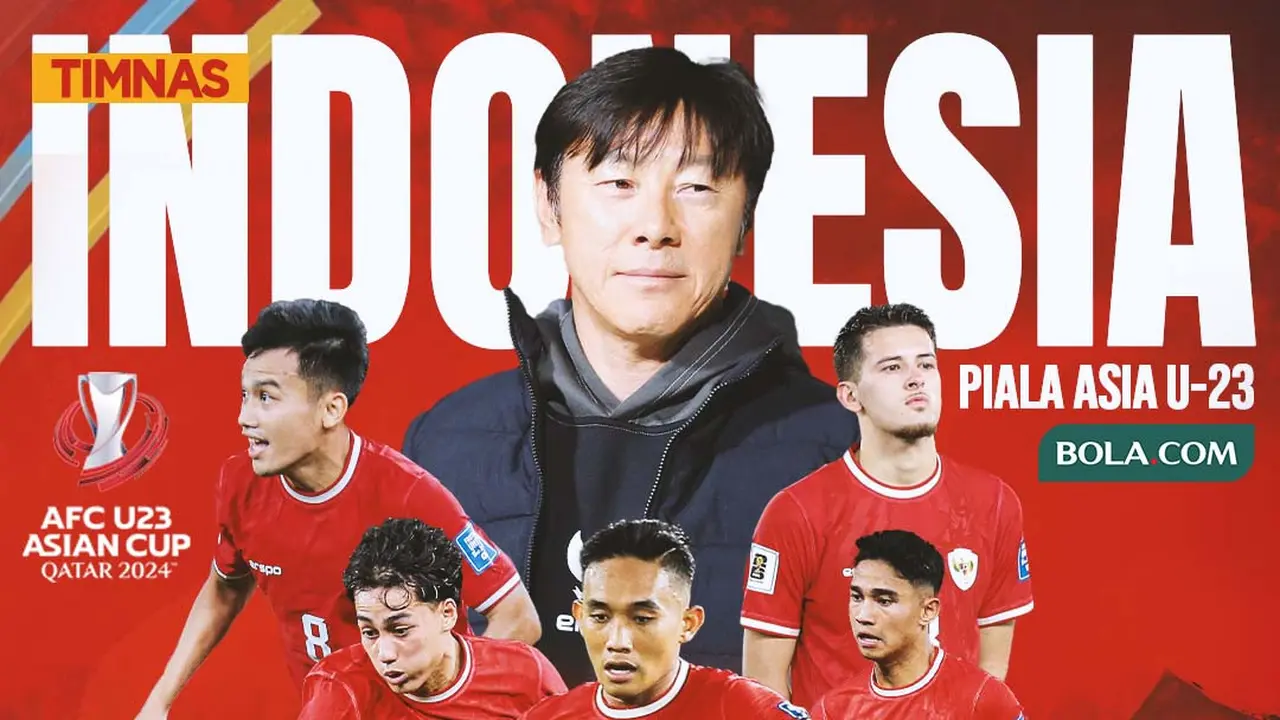 Timnas Indonesia U-23 - Ilustrasi Lolos Perempat Final Piala Asia U-23 2024