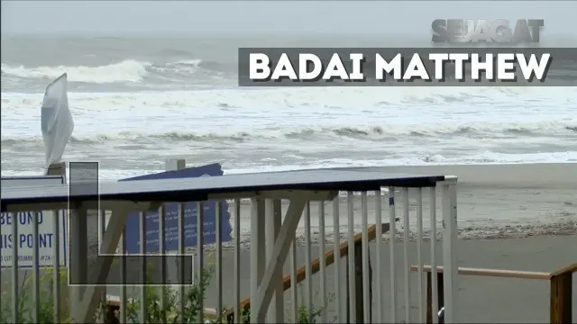 SEJAGAT: Warga South Carolina Waspadai Tanda-tanda Badai Matthew