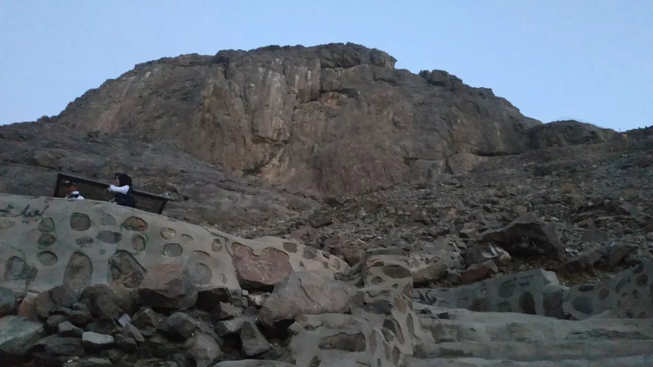 Gunung Jabal Nur tempat Gua Hira di Makkah. Liputan6.com/Nurmayanti