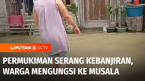 VIDEO: Sungai Cidurian Meluap, Permukiman di Serang Kebanjiran Dua Hari