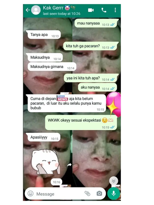 6 Chat Hubungan Tanpa Status Ini Bikin Senyum, Bingung Mau Dibawa Kemana
