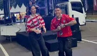 Ganindra Bimo dan Andrea Dian Nonton Timnas, Dukung Garuda di FIFA ASEAN Cup