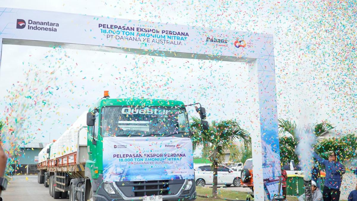Dahana Perdana Kirim 18.000 Ton Bahan Baku Peledak ke Australia
