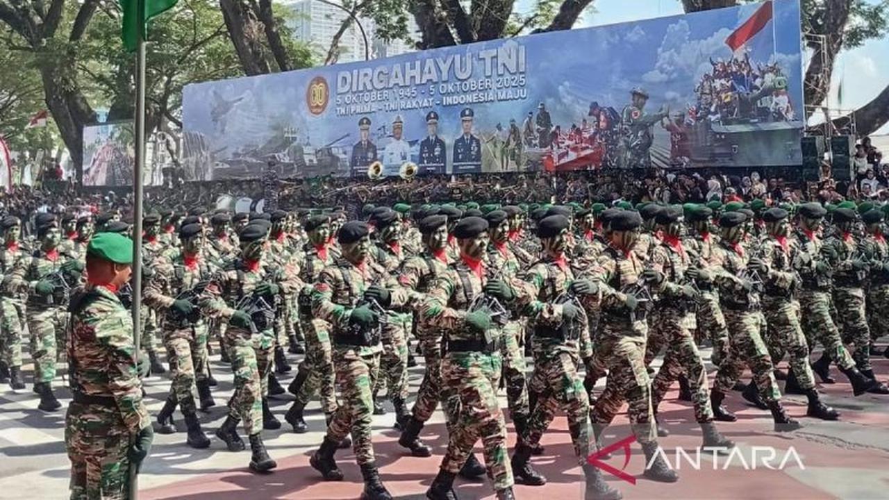 2.506 Personel Semarakkan Puncak HUT Ke-80 TNI Medan: TNI Prima, Rakyat Maju!