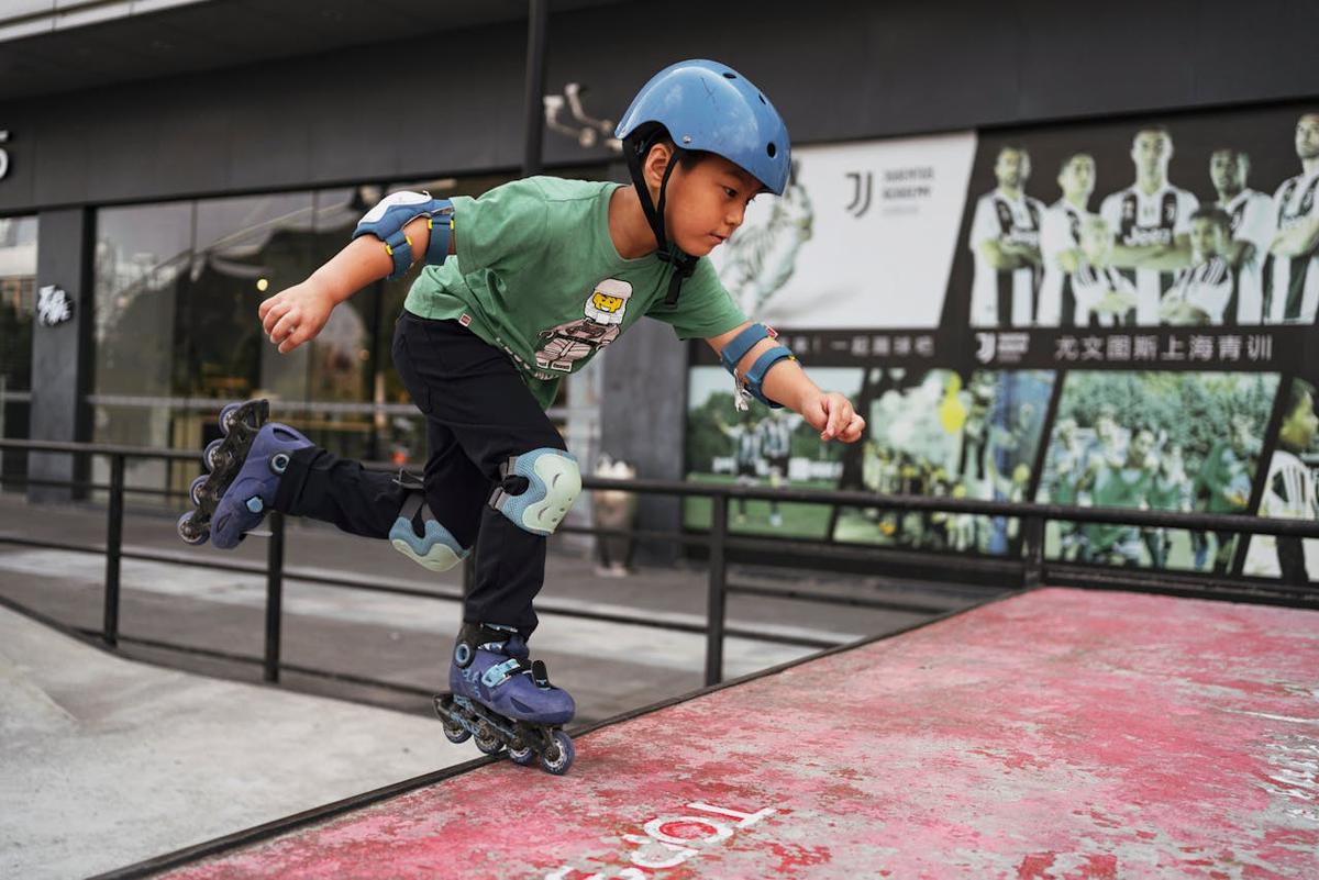 Ilustrasi Roller Skating