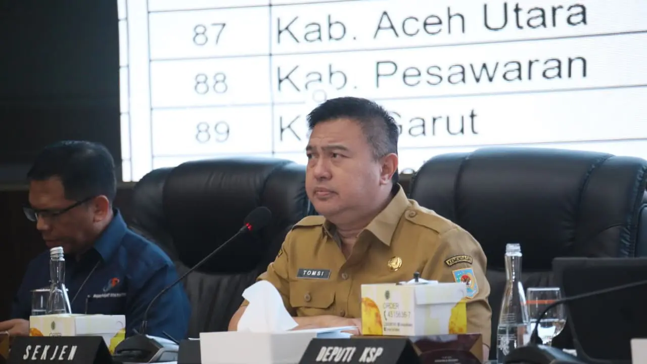 Sekretaris Jenderal Kementerian Dalam Negeri (Kemendagri) Tomsi Tohir