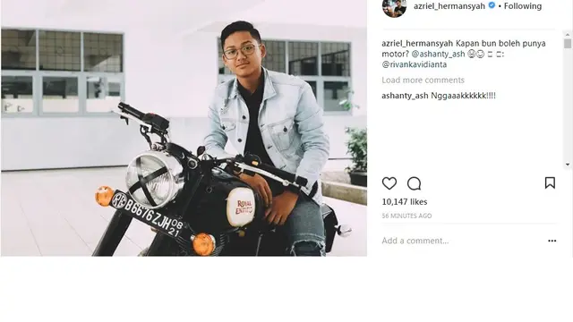 Azriel Hermansyah (Foto: Instagram)