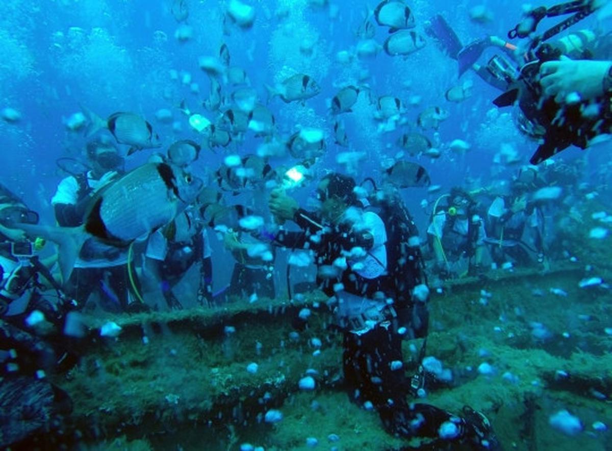 Mengunjungi Kapal MZ Zenobia di bawah laut Siprus