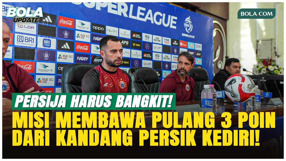 Persija Wajib Bangkit, Jordi Amat Targetkan 3 Poin Lawan Persik