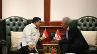 Menteri Pertahanan RI Prabowo Terima Kunjungan Senior Minister Singapura Teo Chee Hean. Foto: Biro Humas Setjen Kemhan