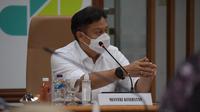 Menteri Kesehatan RI Budi Gunadi Sadikin dalam Rapat Koordinasi Pimpinan Persiapan Vaksinasi COVID-19 pada 23 Desember 2020. (Dok Kementerian Kesehatan RI)
