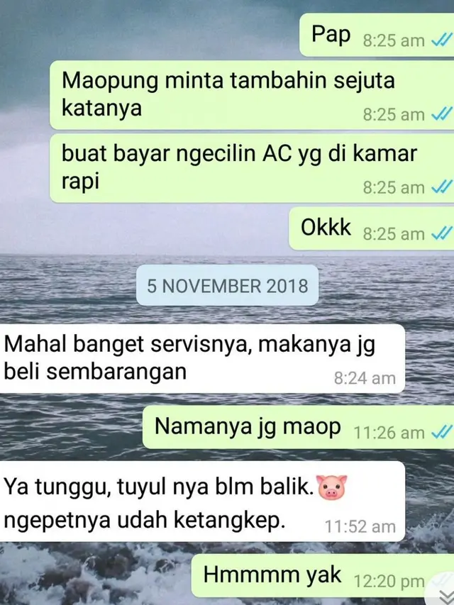 6 Chat Anak Rayu Bapak Minta Uang Ini Bikin Senyum