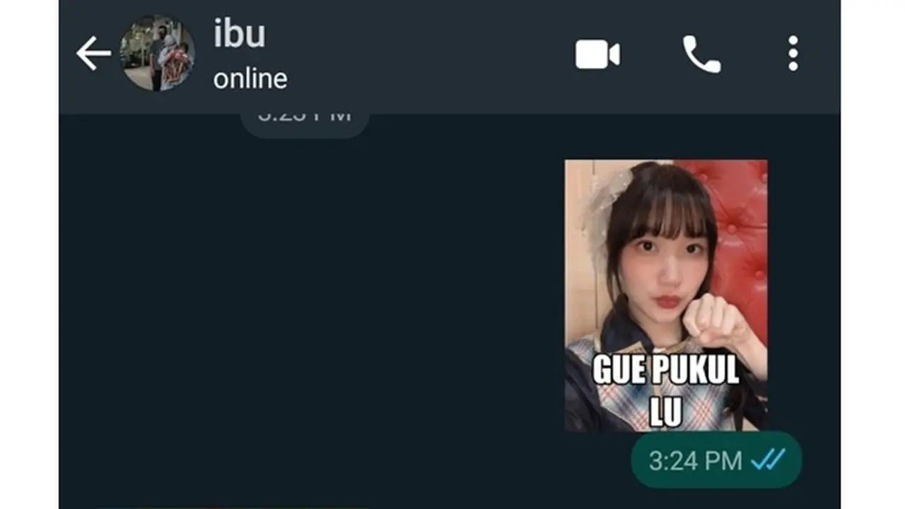 6 Chat Anak Kirim Stiker WhatsApp ke Ibu Ini Iseng Banget, Kocak