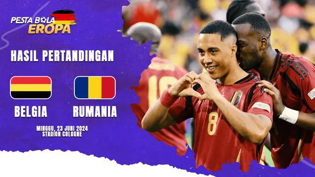 Berita video Belgia berhasil meraih poin penuh pertamanya di Grup E Euro 2024, usai taklukkan Rumania dengan skor 2-0, hari Minggu (23/6/2024) dini hari WIB.